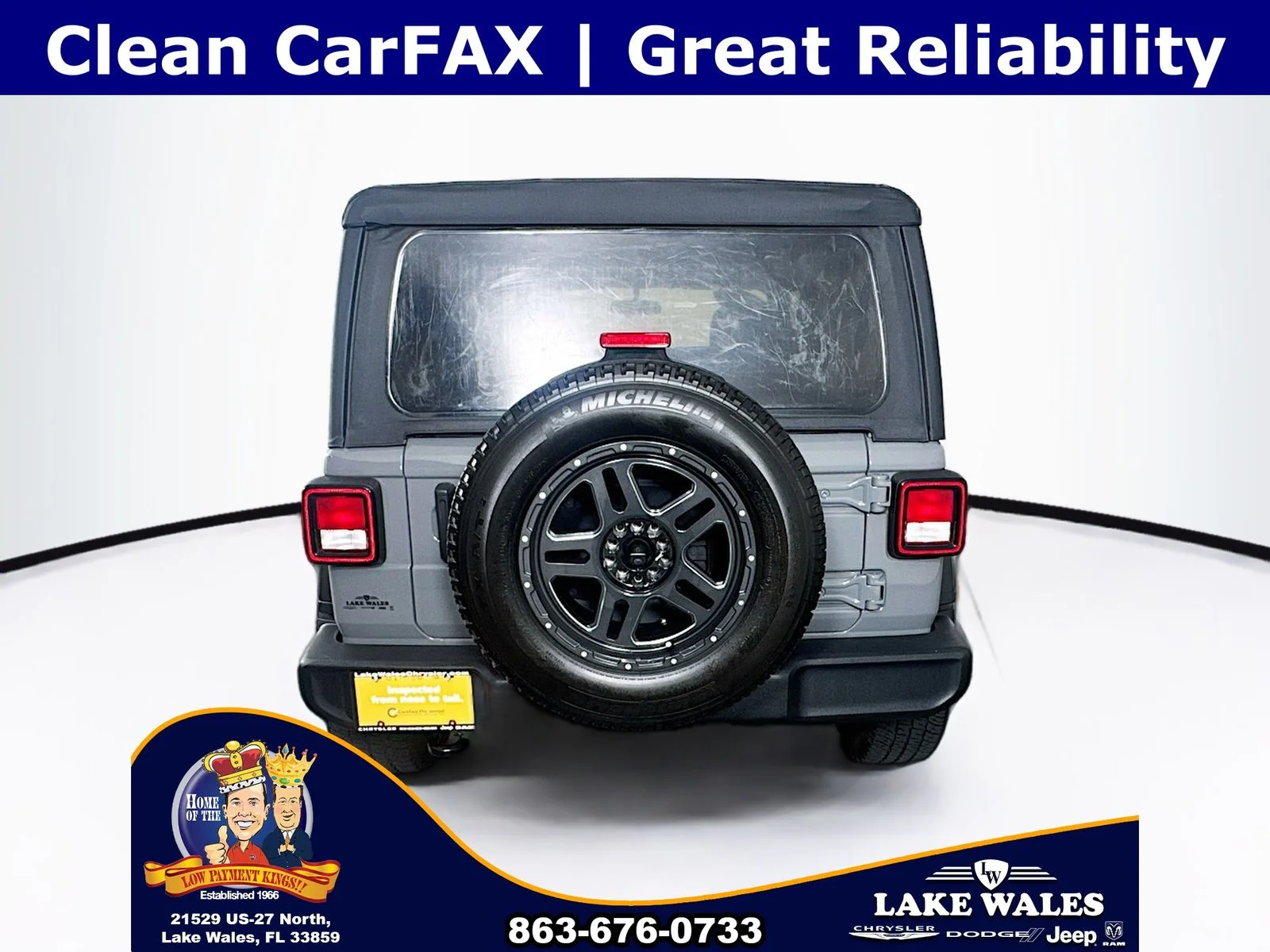 Used 2021 Gray Jeep Sport S image 6