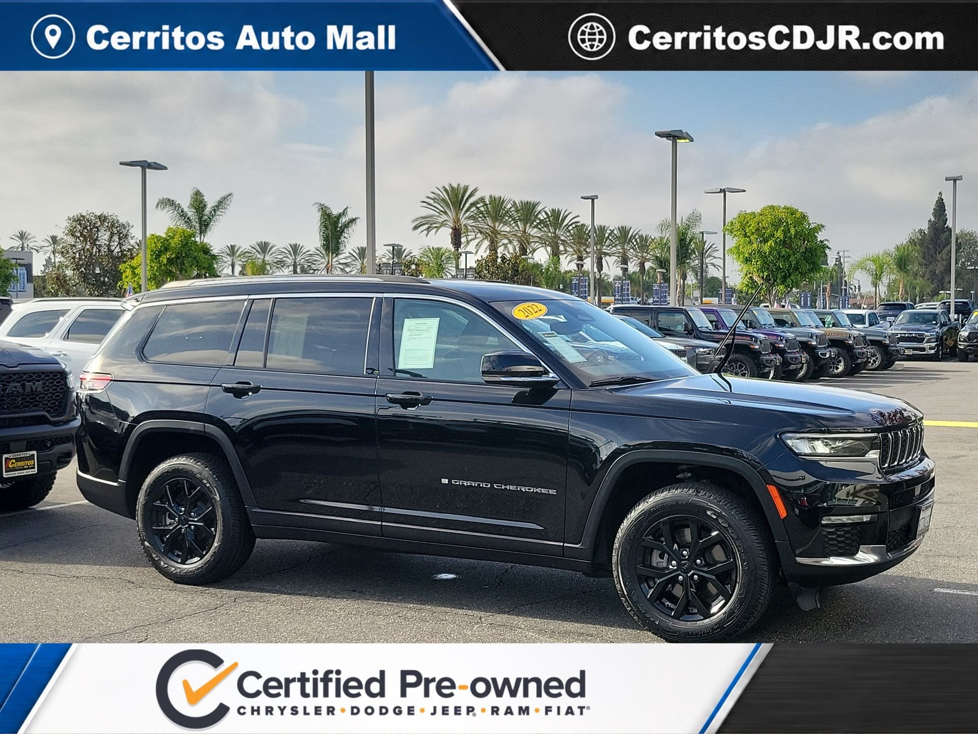 Certified Used 2022 Black Jeep Limited image 1