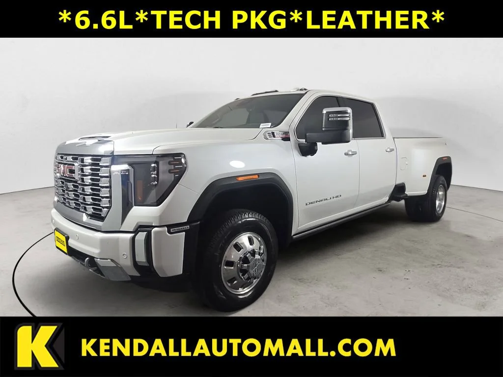 Used 2024 White Frost Tricoat GMC Denali DRW image 1