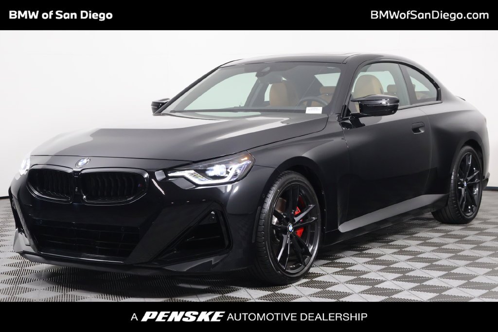 Certified Used 2023 Black Sapphire Metallic BMW M240i image 1