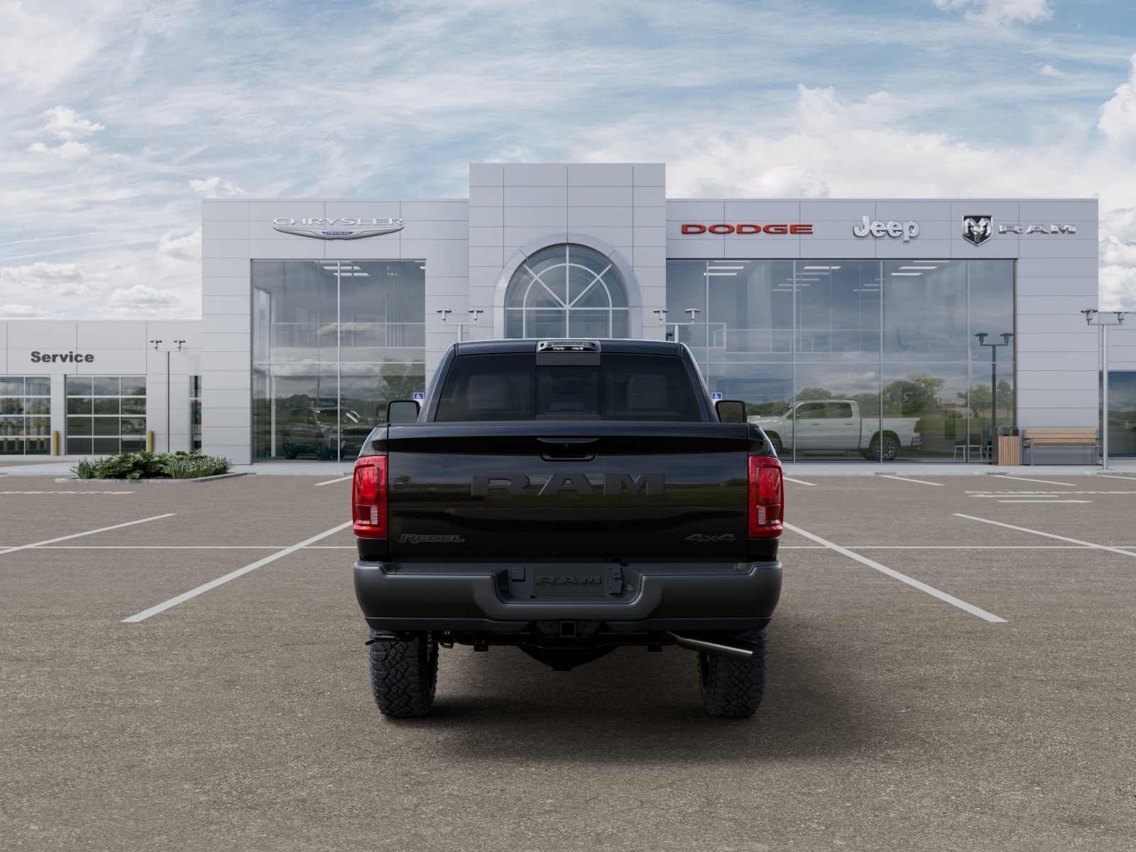 New 2026 Diamond Black Crystal Pearl-Coat Exterior Paint RAM Rebel image 20
