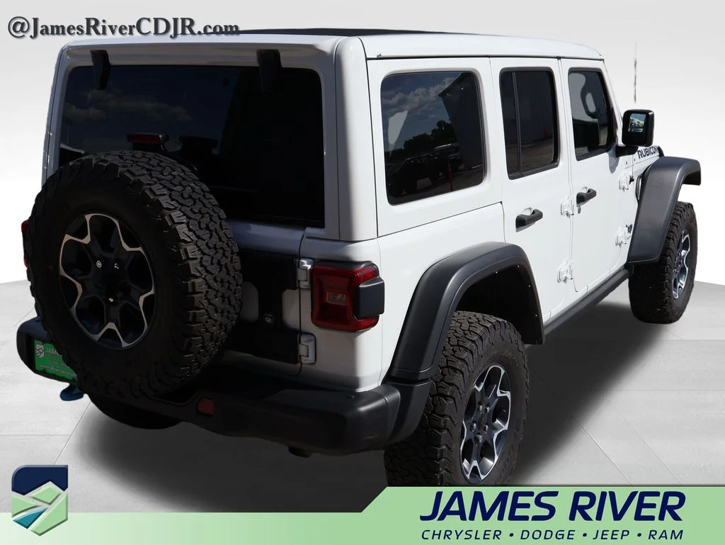 Used 2023 White Jeep Rubicon 4xe image 5