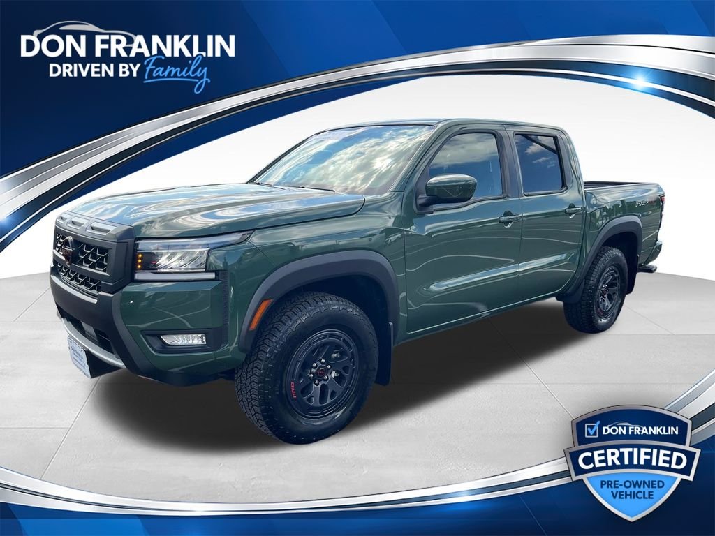 Certified Used 2025 Green Nissan PRO-4X image 1