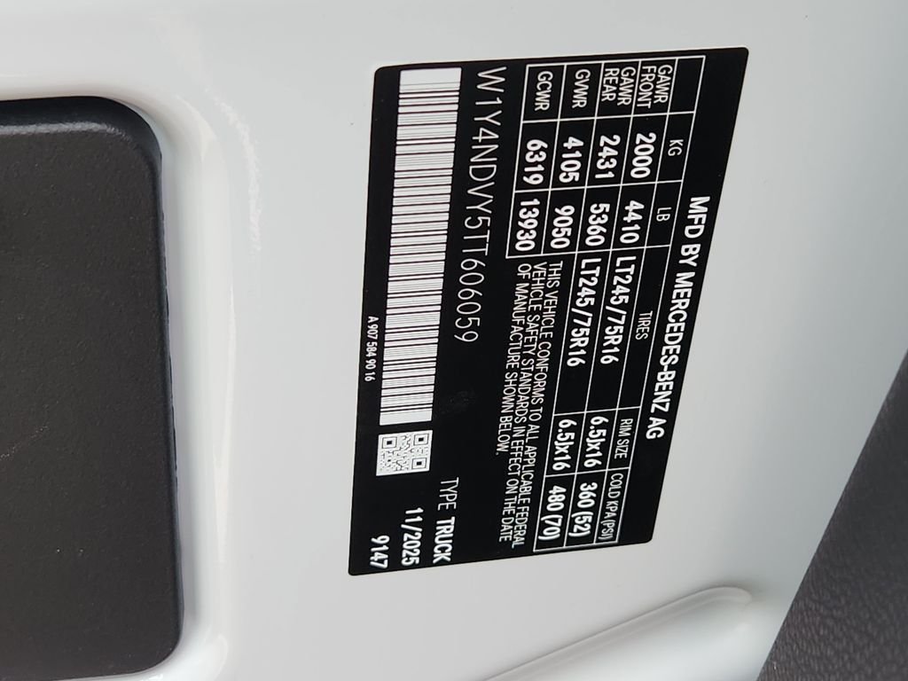 2026 Mercedes-Benz Sprinter Cargo Van Base - Photo 12
