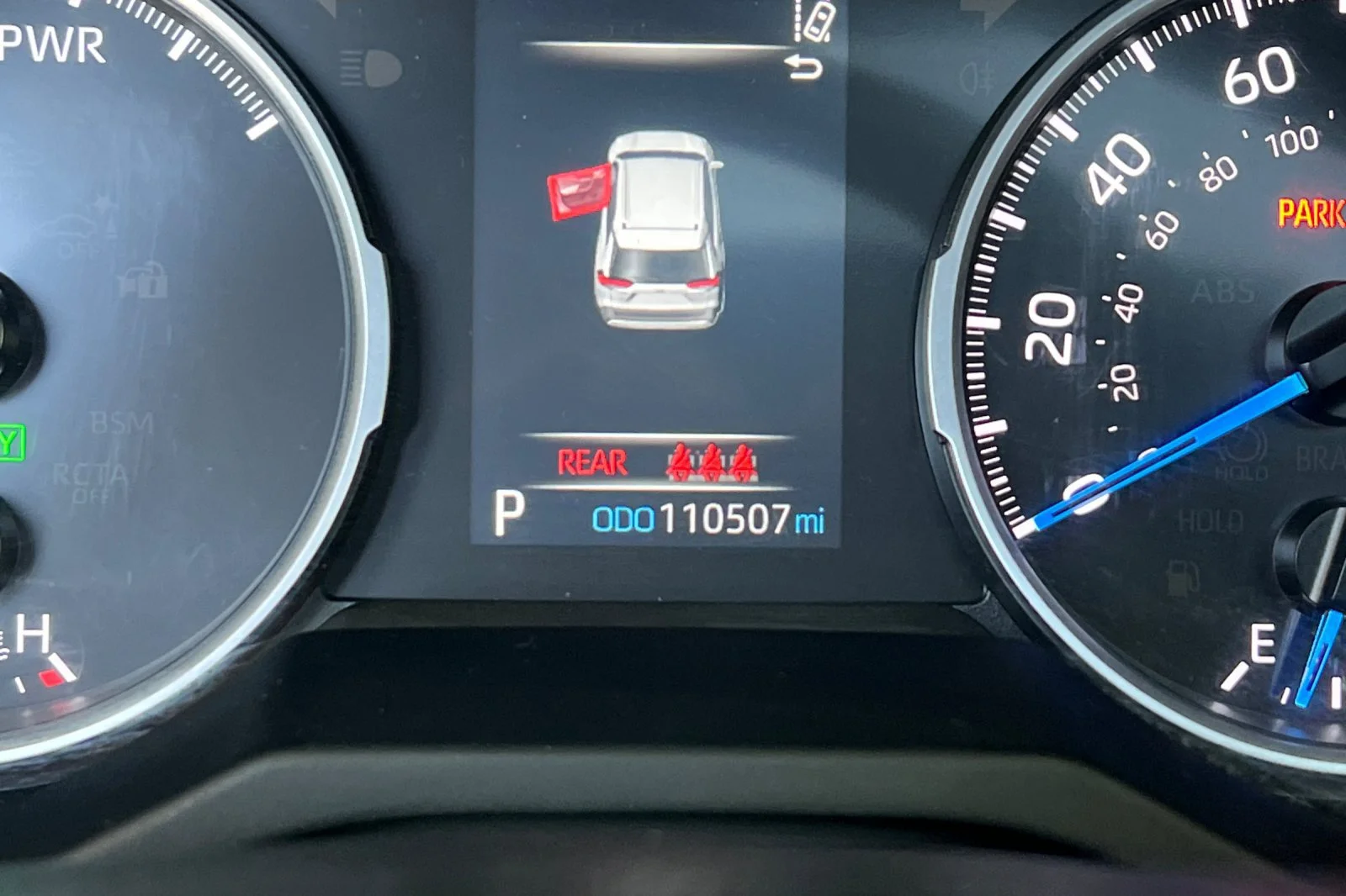 Used 2021 Silver Toyota Hybrid XLE image 24