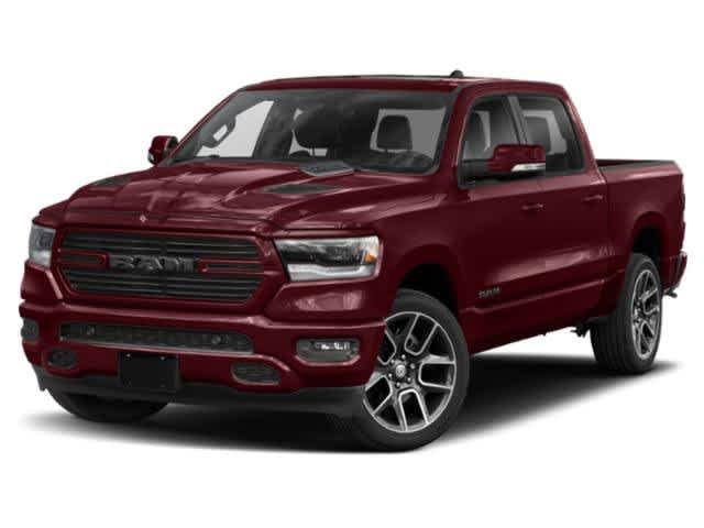 Flame Red Clearcoat 2022 RAM 1500 Pickup Truck Four-Wheel Drive