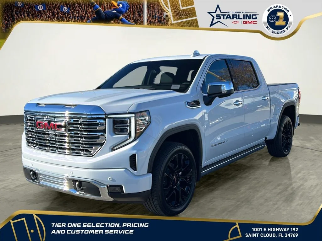New 2026 Glacier White Tricoat GMC Denali image 1