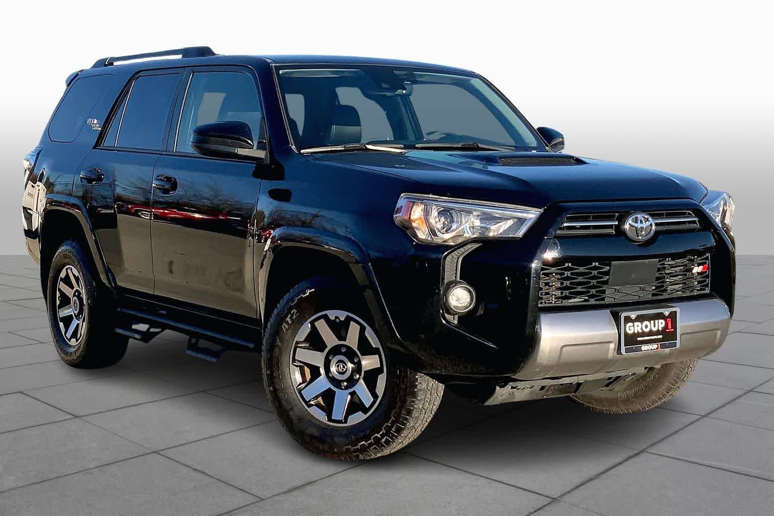 Used 2021 Midnight Black Metallic Toyota TRD Off Road image 3