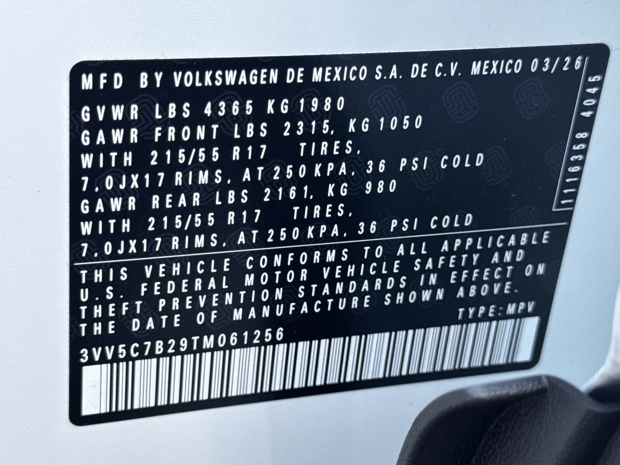 New 2026 Pure White Volkswagen S image 35