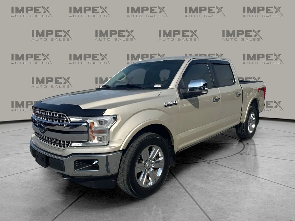 Used 2018 Gold Ford Lariat image 1