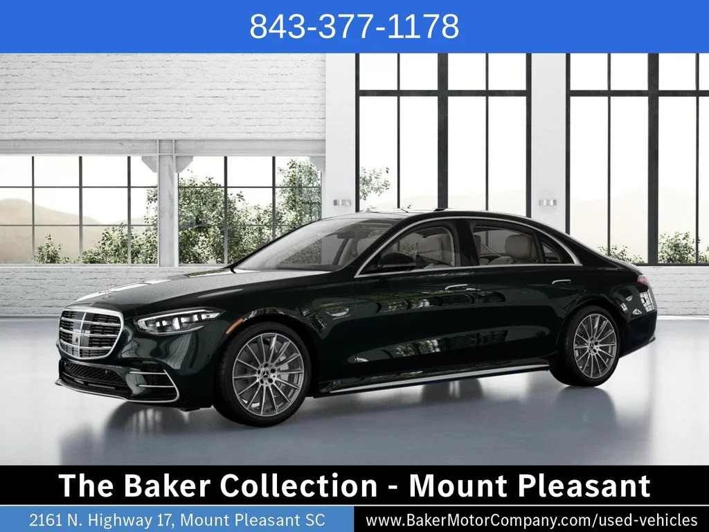 Certified Used 2026 Emerald Green Metallic Mercedes-Benz S 500 image 38
