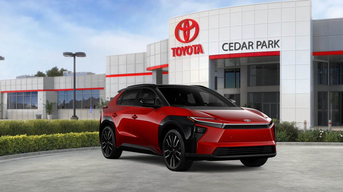 New 2026 Supersonic Red with Midnight Black Metallic roof Toyota Limited image 40