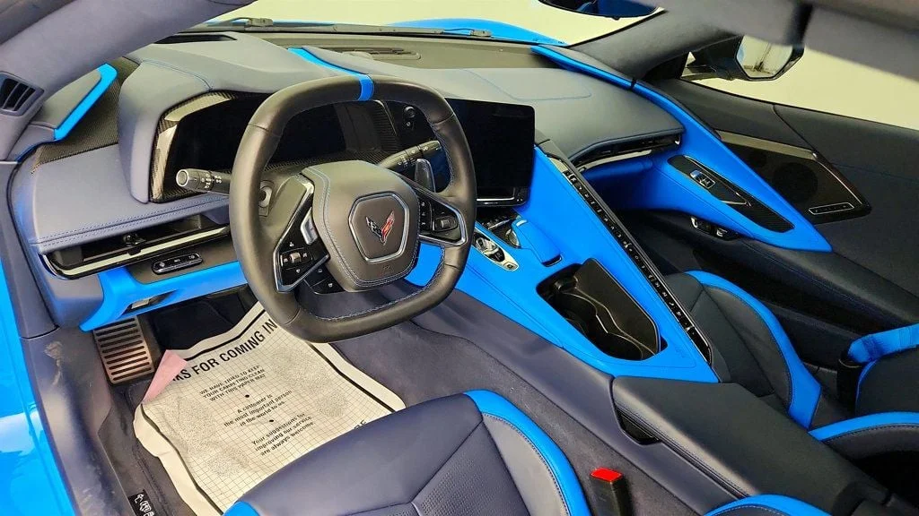 Used 2023 Rapid Blue Chevrolet 2dr Stingray Convertible w/3LT, Z51, Front Lift & Mag Ride image 13