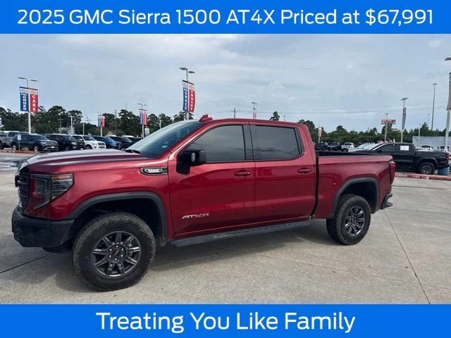 Used 2025 Volcanic Red GMC AT4X image 1