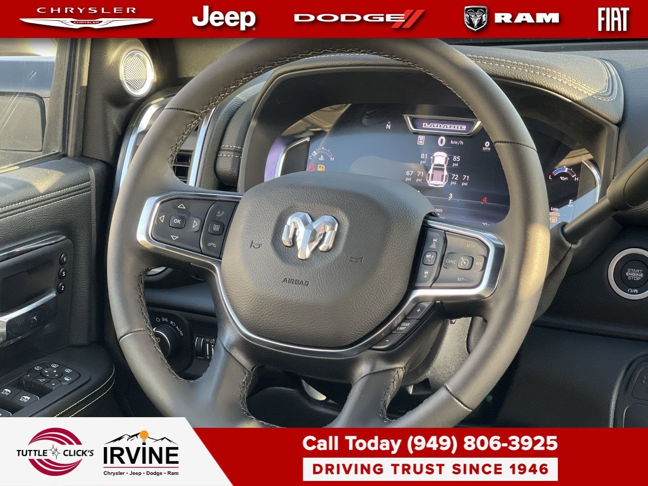 New 2026 Granite Crystal Metallic Clear-Coat Exterior Paint RAM Laramie image 15