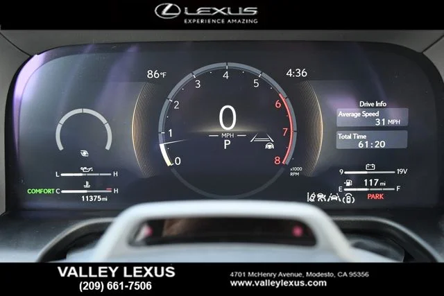 Certified Used 2025 Silver Lexus 550 Overtrail image 11