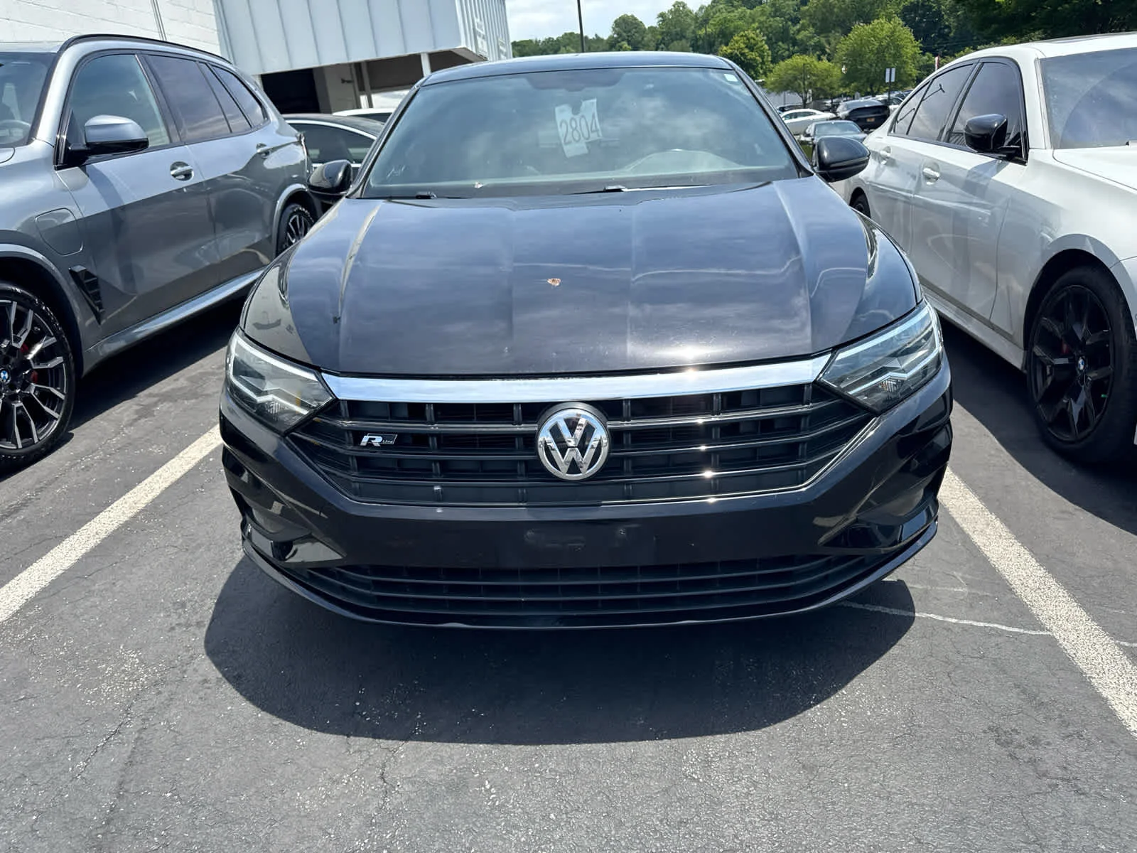 Used 2020 Deep Black Pearl Volkswagen R-Line image 2