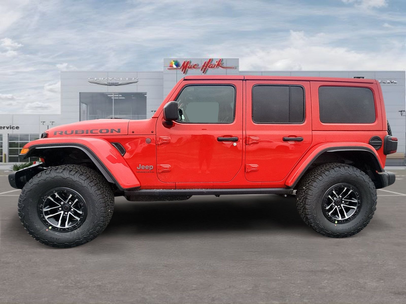 New 2026 Firecracker Red Clear-Coat Exterior Paint Jeep Rubicon X image 2