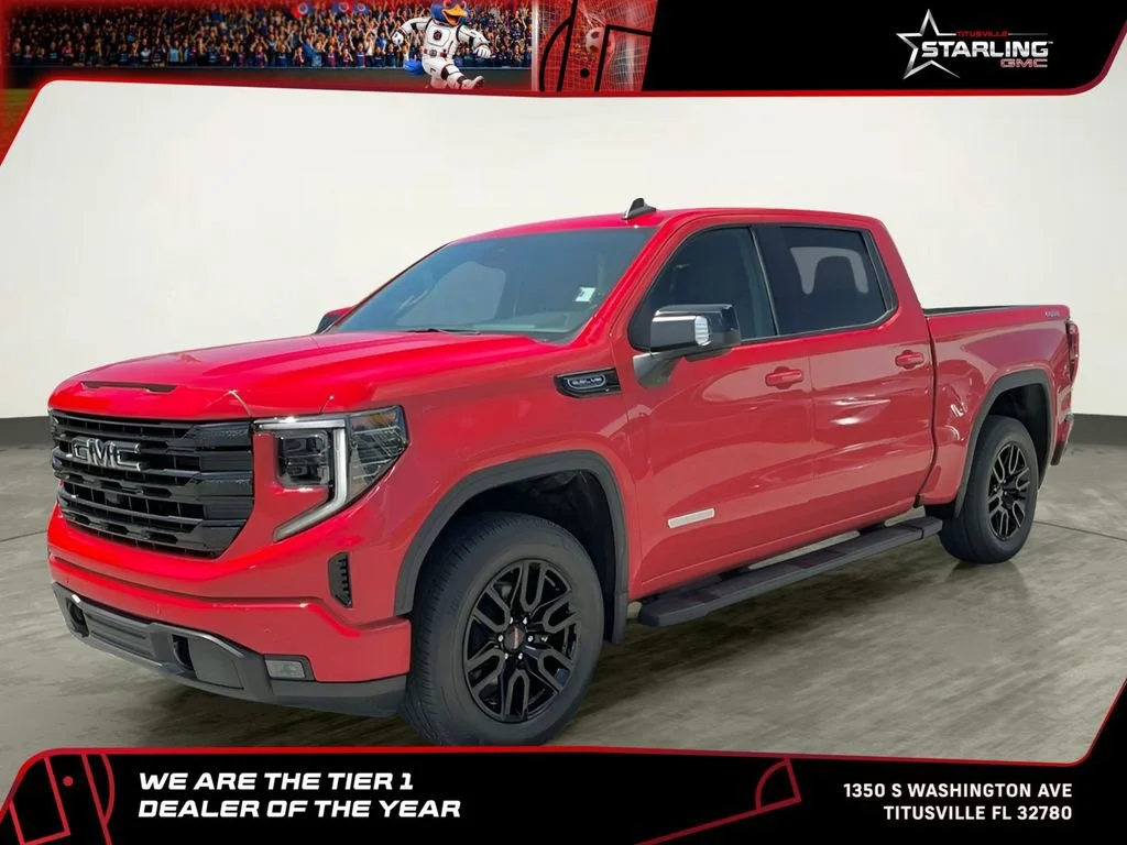 Used 2025 Cardinal Red GMC Elevation image 1