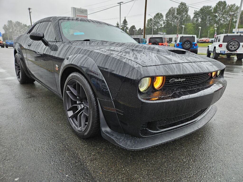 Used 2021 Black Dodge R/T Scat Pack Widebody image 7
