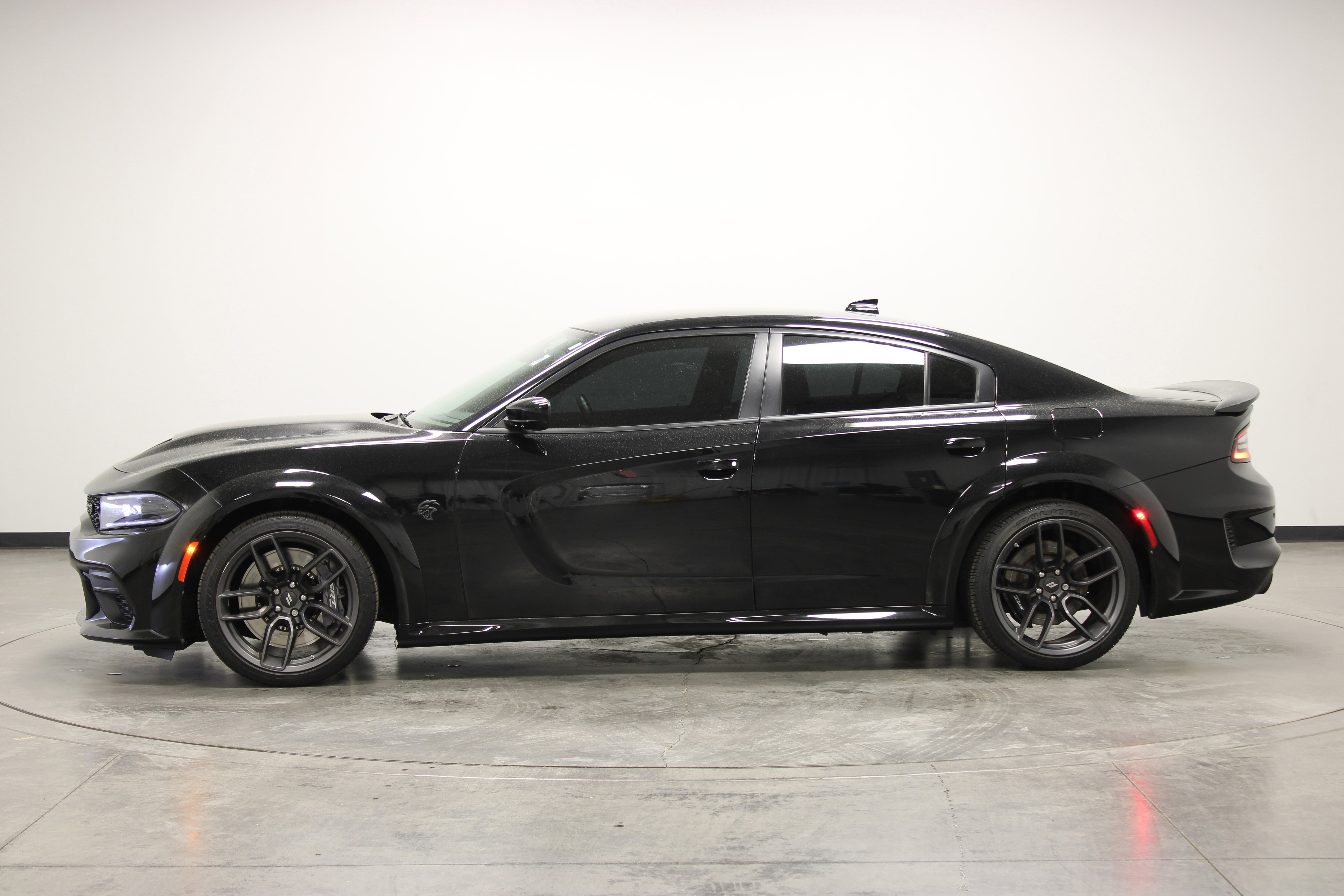 Used 2023 Pitch Black Clearcoat Dodge SRT Hellcat Widebody image 5