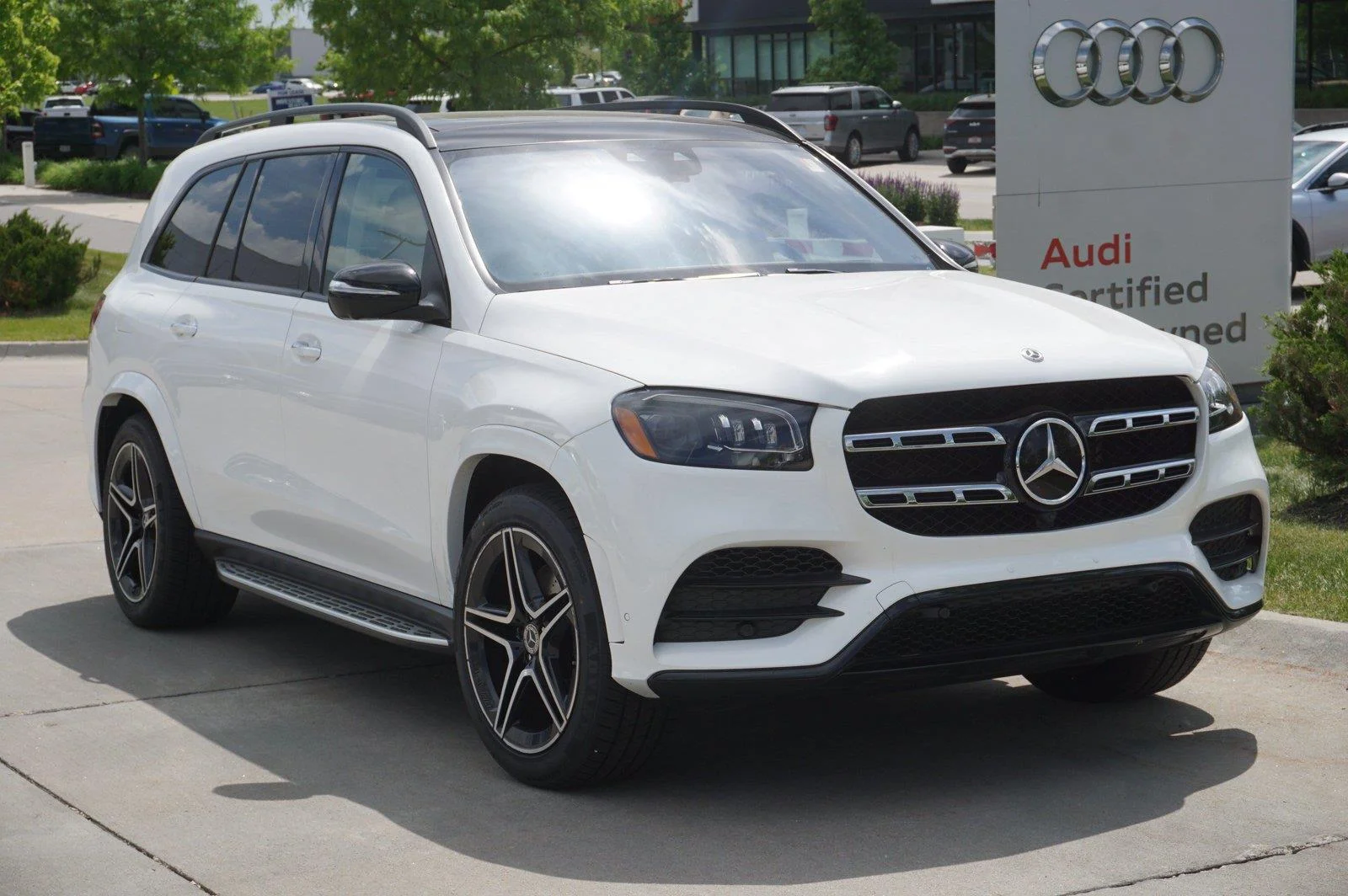 Used 2020 WHITE Mercedes-Benz GLS 580 4MATIC® SUV image 6