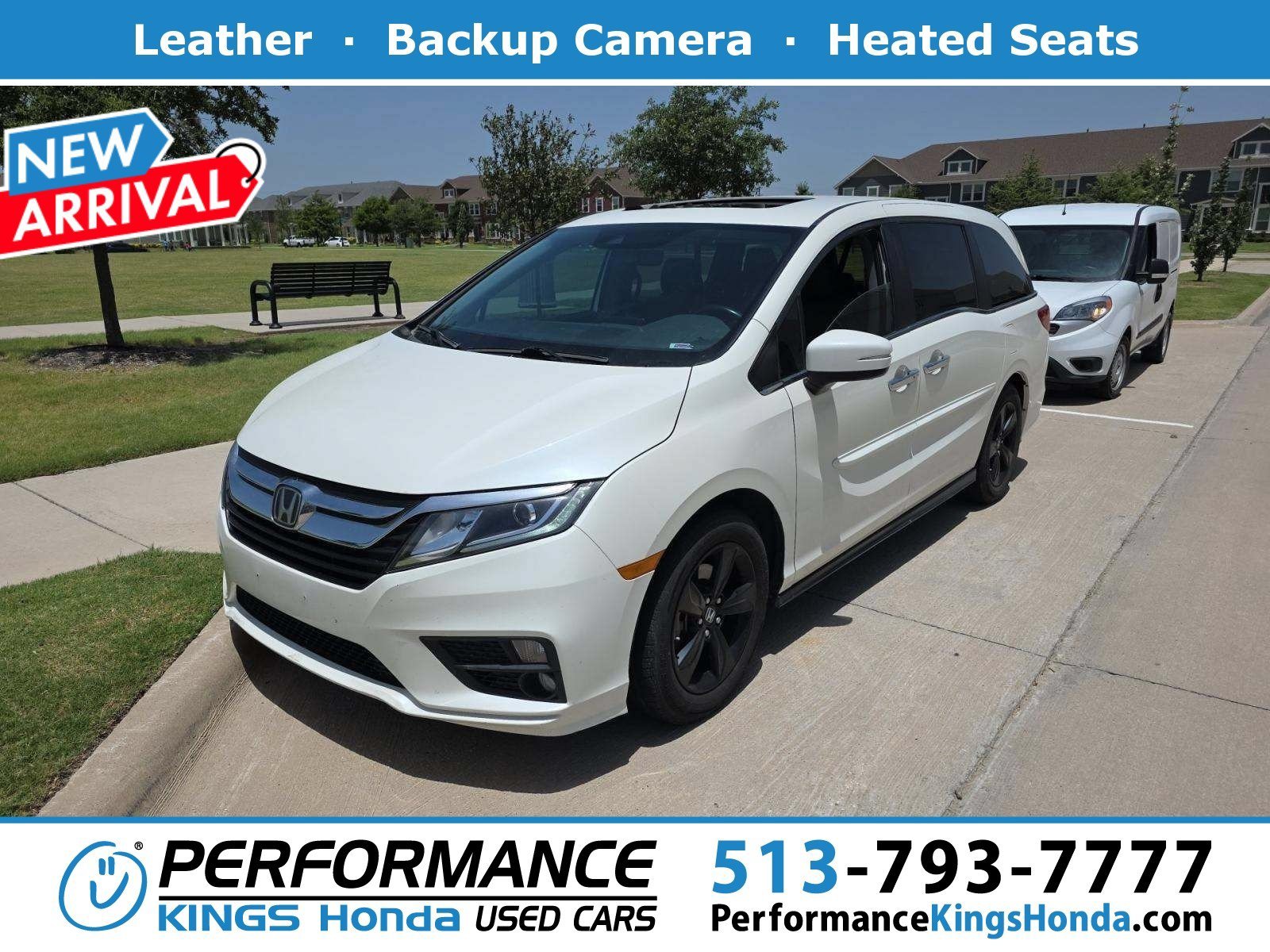 Used 2018 White Diamond Pearl Honda EX-L image 1