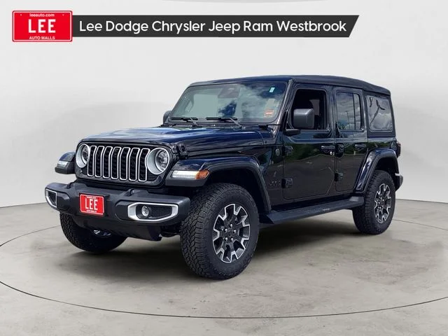 New 2026 Black Clearcoat Jeep 4-DOOR SAHARA image 1