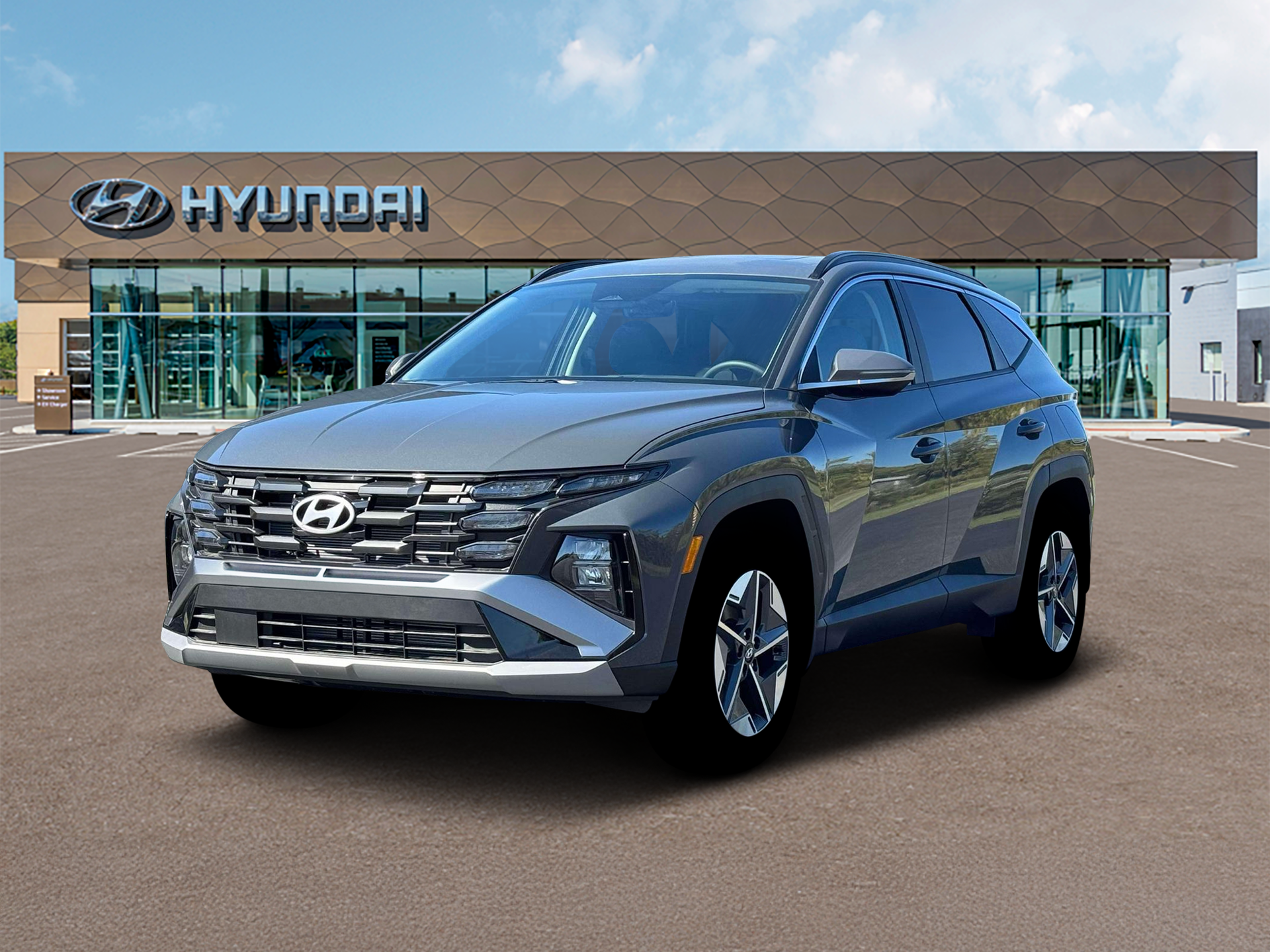 New 2026 Gray Hyundai SEL Premium AWD image 1