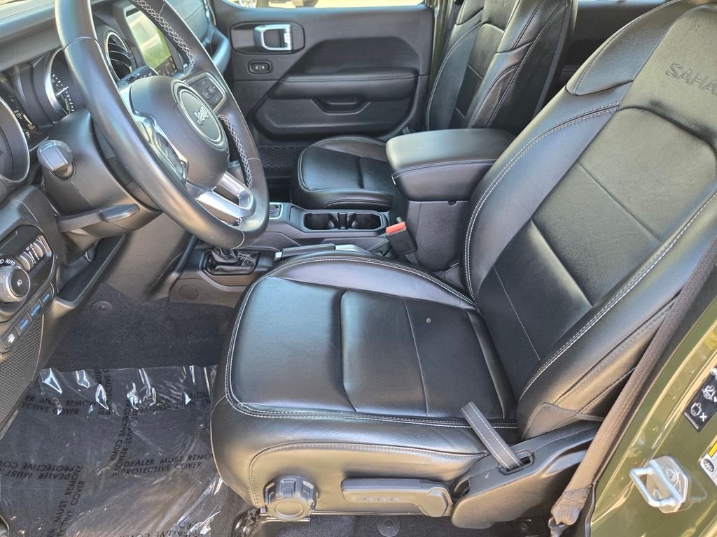 Used 2022 Green Jeep Unlimited Sahara 4xe image 12