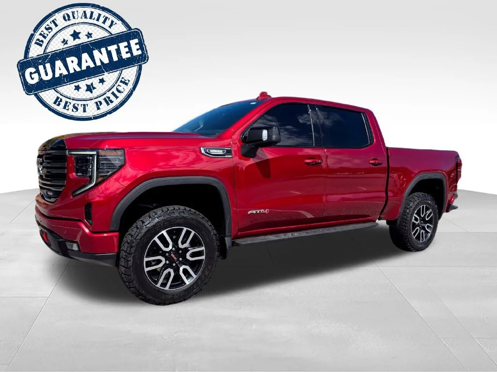 Used 2025 Volcanic Red Tintcoat GMC AT4 image 2