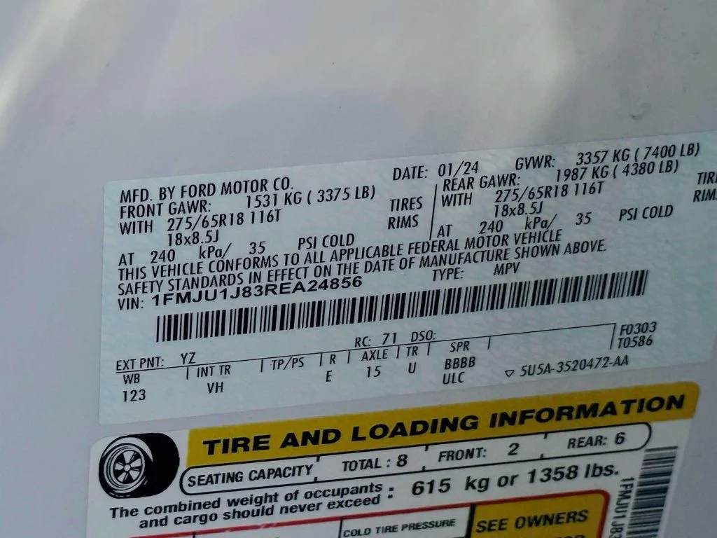 Used 2024 White Ford XLT image 16