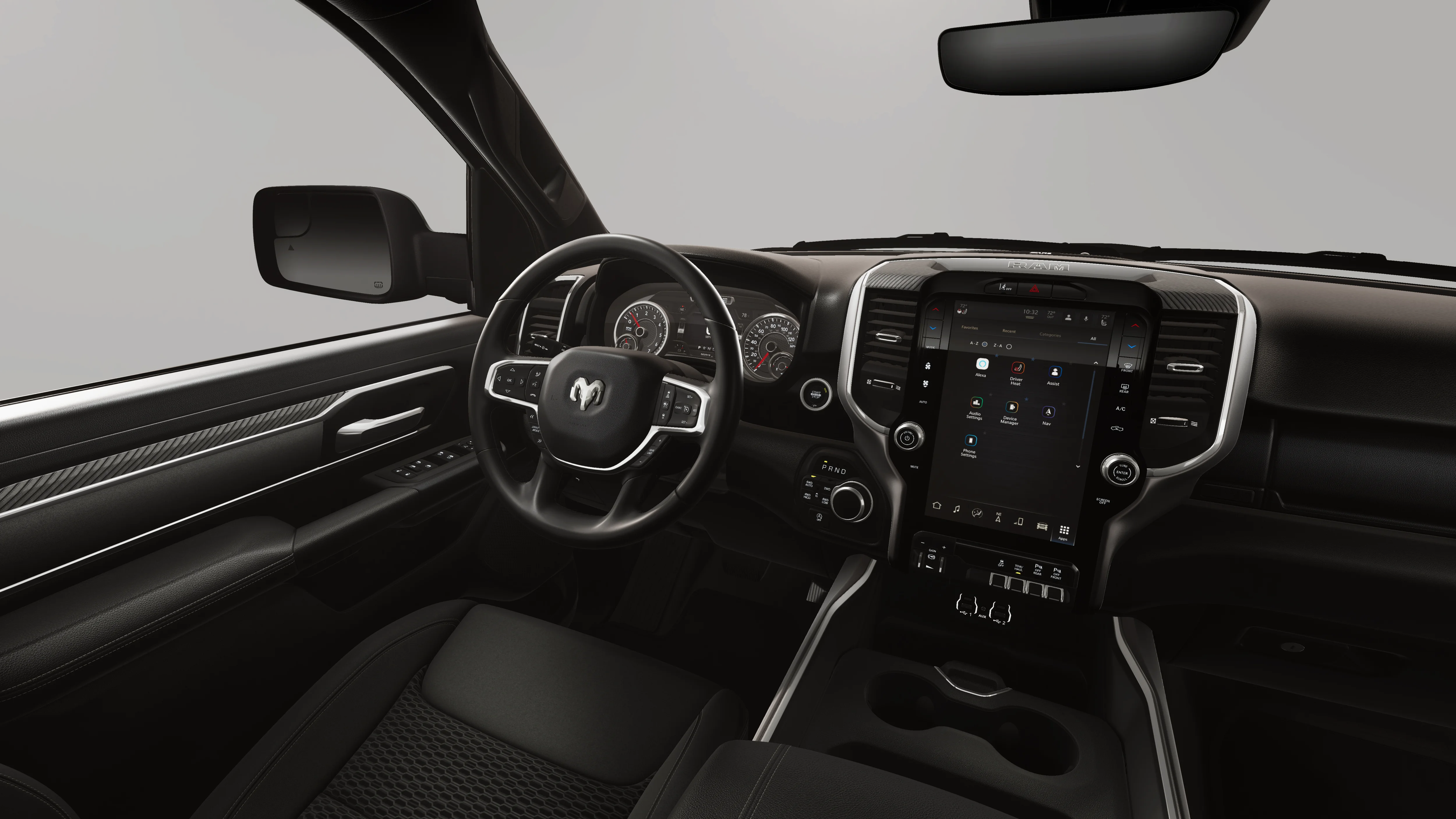 New 2026 Diamond Black Crystal Pearl-Coat Exterior Paint RAM BIG HORN image 8