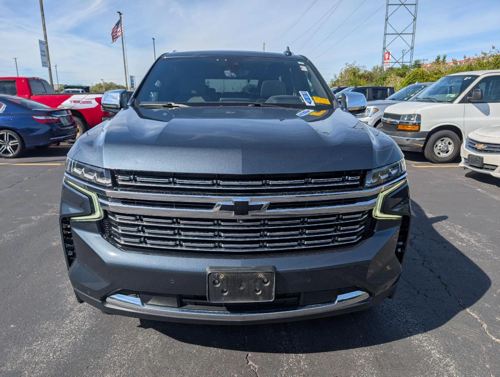 Used 2021 Shadow Gray Metallic Chevrolet Premier image 2