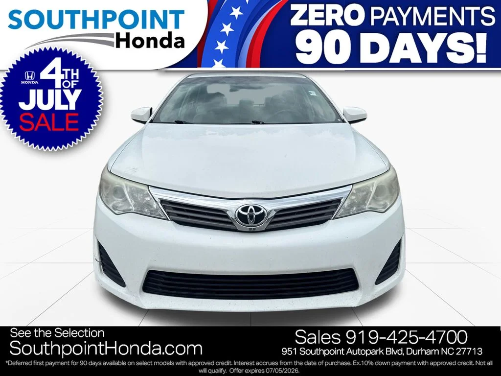 Used 2013 Toyota Camry L with VIN 4T1BF1FKXDU703637 for sale in Durham, NC