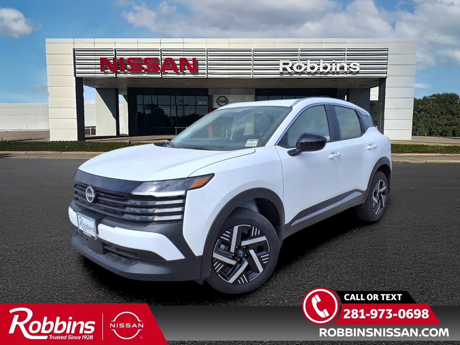 2026 Nissan Kicks SV White at Robbins Nissan