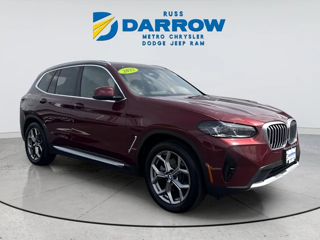 Certified Used 2022 Red BMW xDrive30i image 7