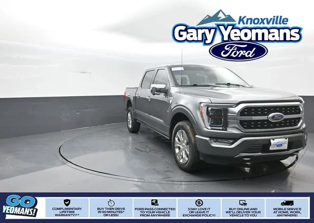 Used 2023 Gray Metallic Ford Platinum image 1