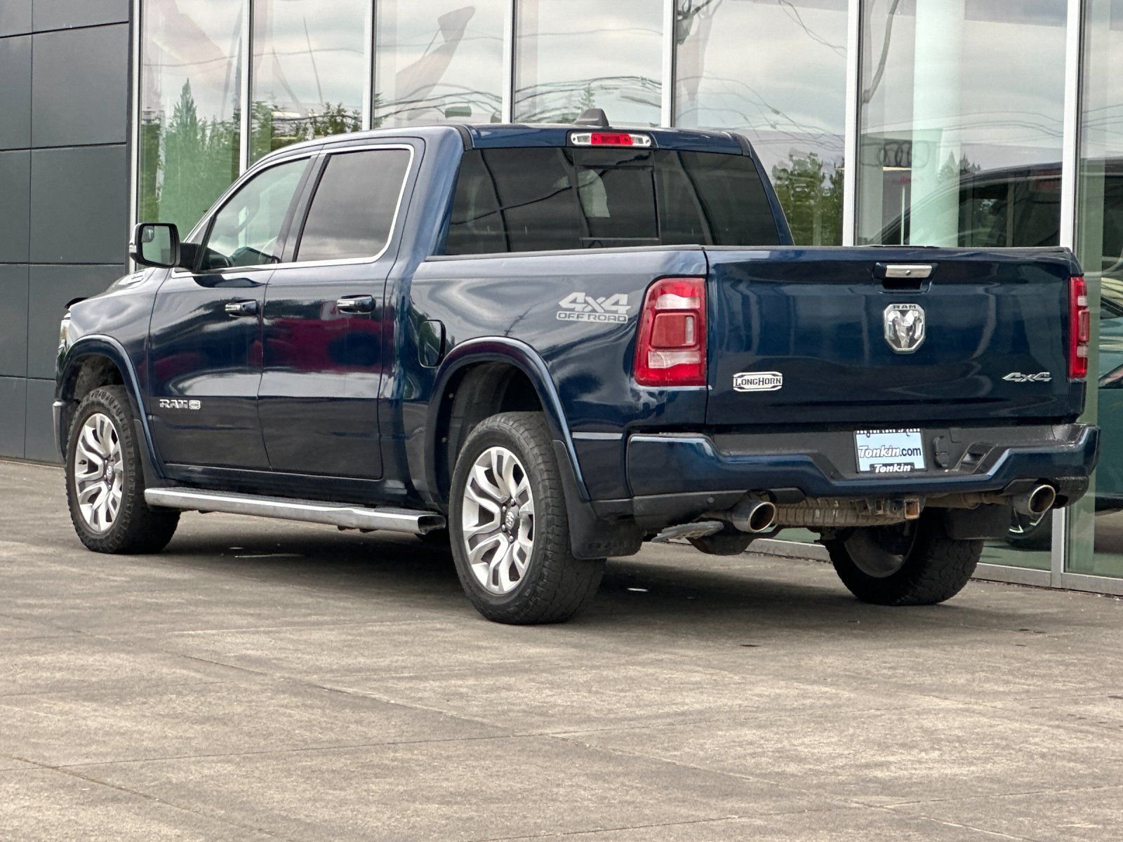 Used 2021 Patriot Blue Pearlcoat Ram Laramie Longhorn image 5