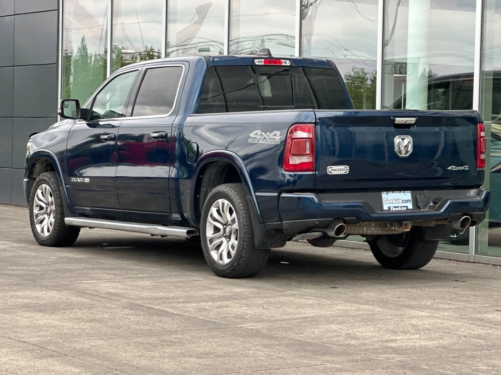 Used 2021 Patriot Blue Pearlcoat Ram Laramie Longhorn image 5