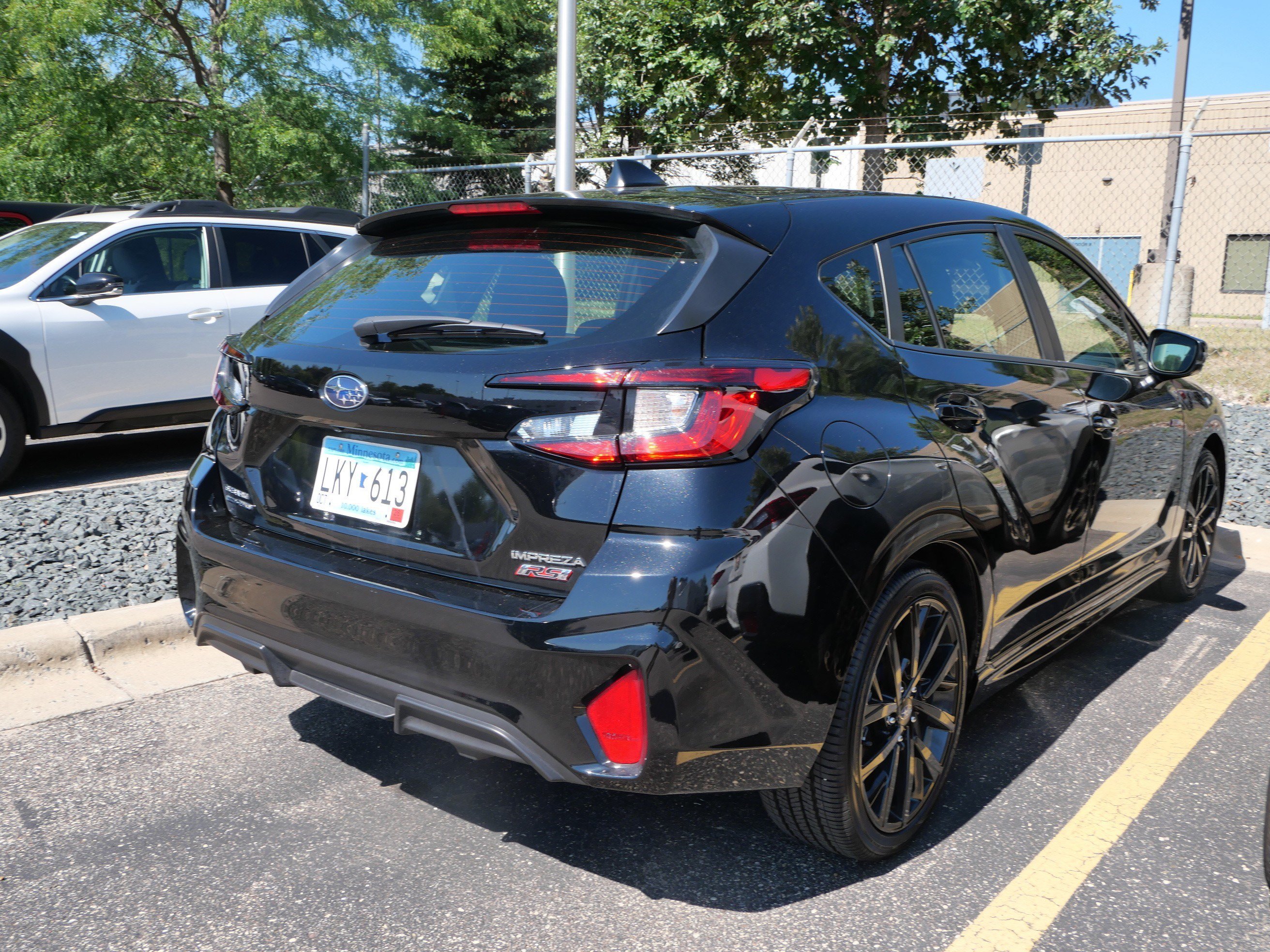 Used 2024 Crystal Black Silica Subaru RS image 8