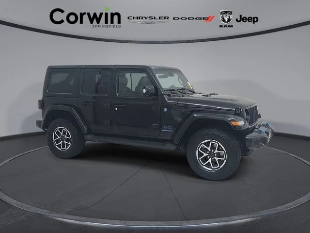 Used 2024 Black Clearcoat Jeep High Altitude 4xe image 1