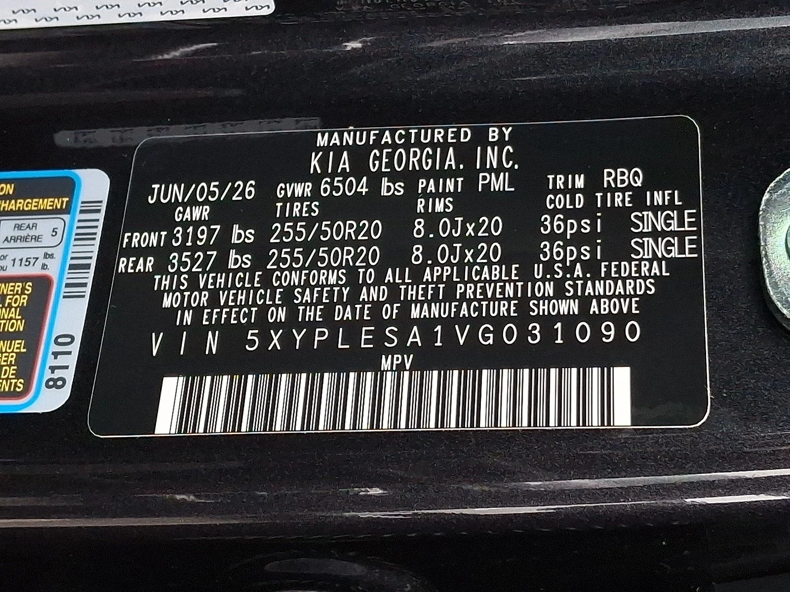 New 2027 Panthera Metal Kia SX-PRESTIGE image 13