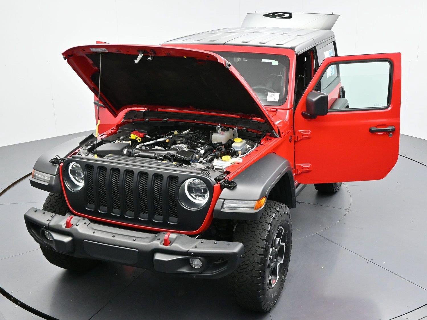 Used 2023 Firecracker Red Clearcoat Jeep Rubicon image 44