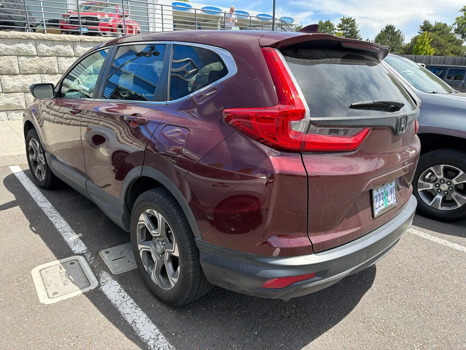 Certified Used 2019 Basque Red Pearl II Honda EX-L image 6
