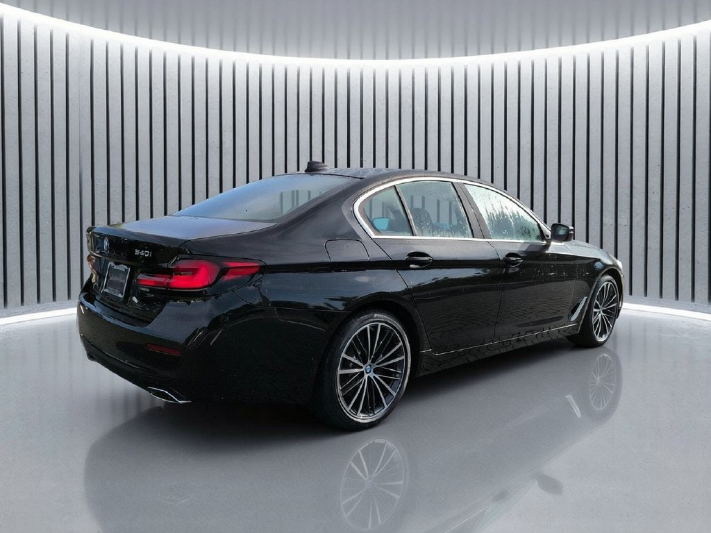 Used 2023 Black Sapphire Metallic BMW 540i xDrive image 3