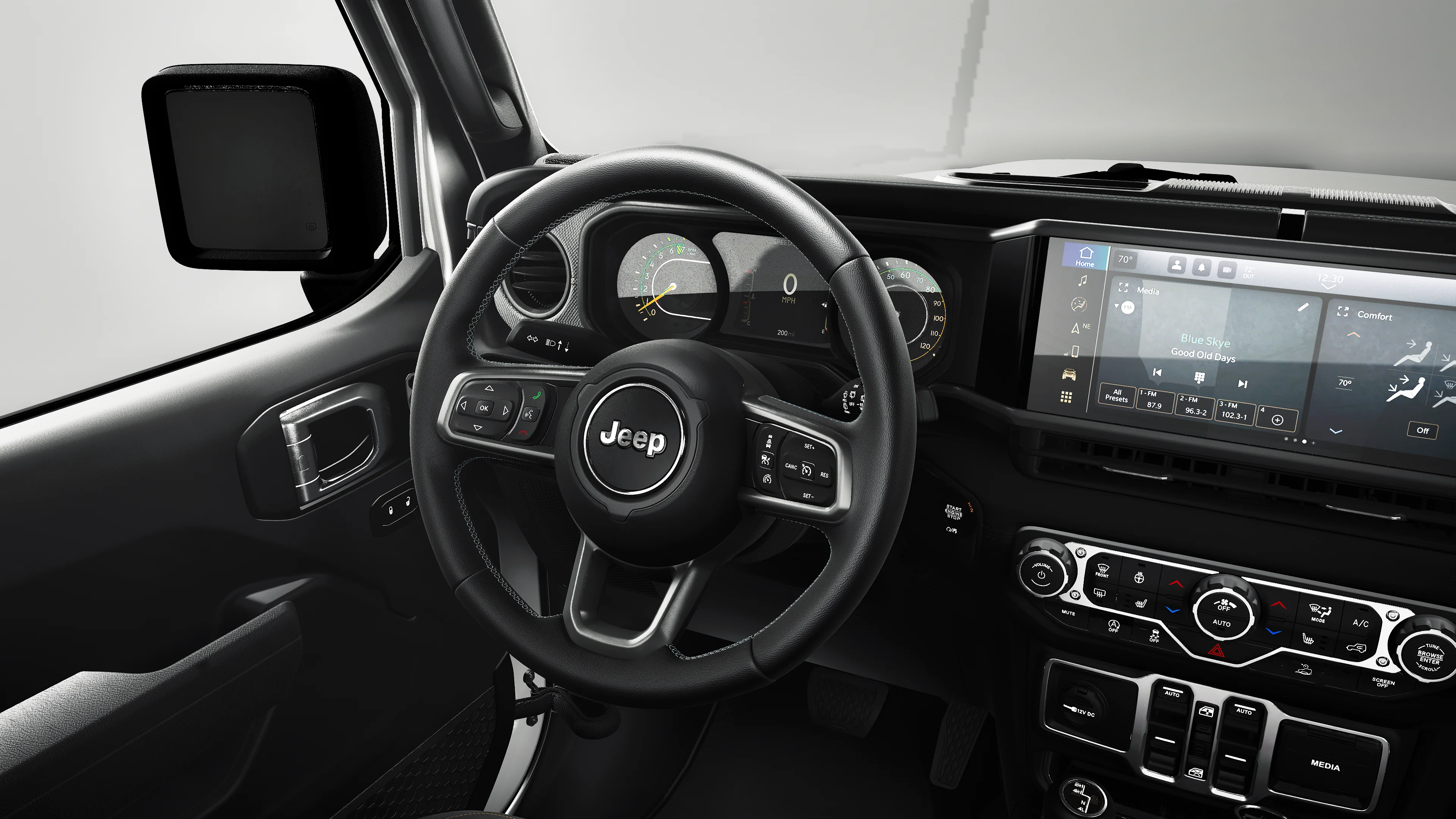 New 2027 Bright White Clear-Coat Paint Jeep  image 9
