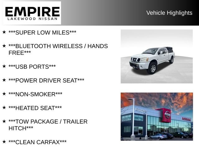 Used 2004 White Nissan LE image 2