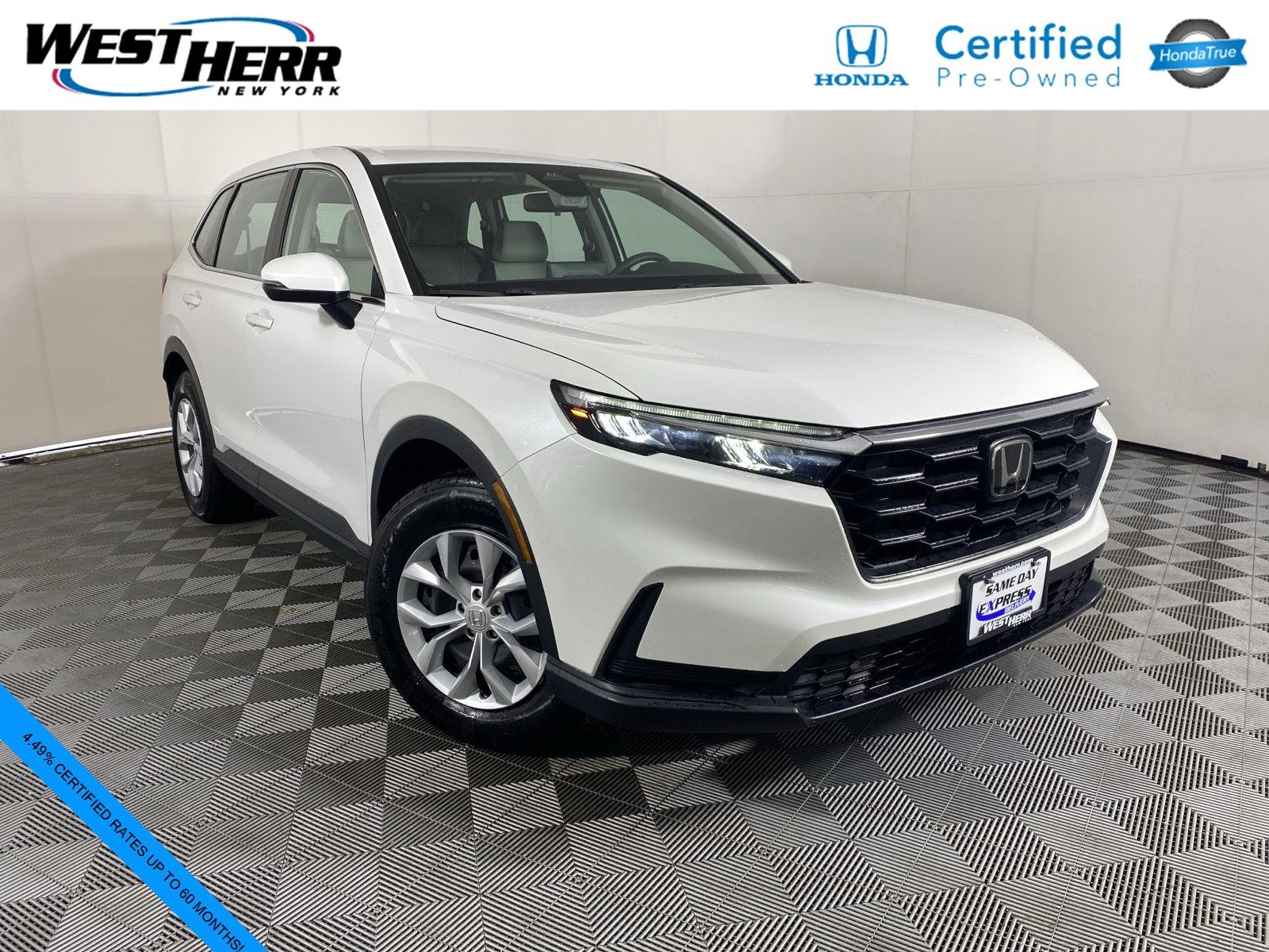 Certified Used 2023 Platinum White Pearl Honda LX image 1