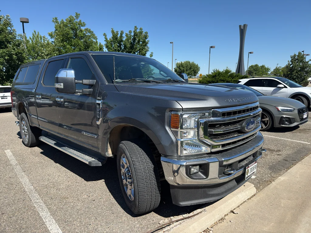 Used 2022 Carbonized Gray Metallic Ford LARIAT image 6